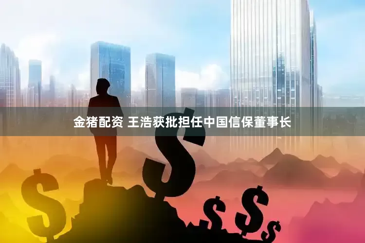 金猪配资 王浩获批担任中国信保董事长